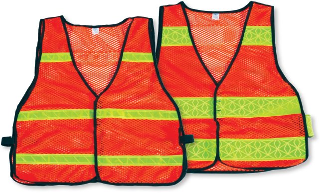 Green/Orange/Red High Visibility Reflective Safety Vest Belt Gear Safe Night 