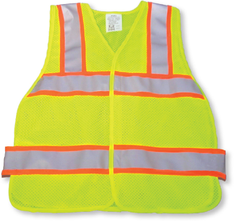 Yellow Green Mesh Safety Vest