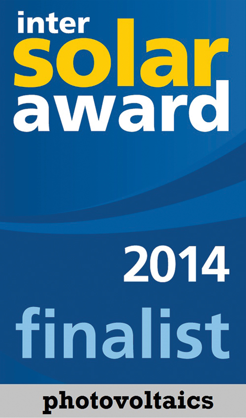 CAB Cable Rings and Saddles seelcted as finalist for Intersolar AWARD 2014