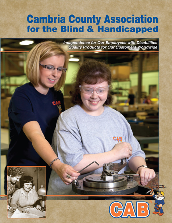 Cover of Agency Overview Brochure for Cambria County Association for the Blind and Handicapped