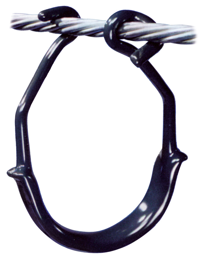 CAB Ring and Saddle Hanger with UV Rated Plastisol coating