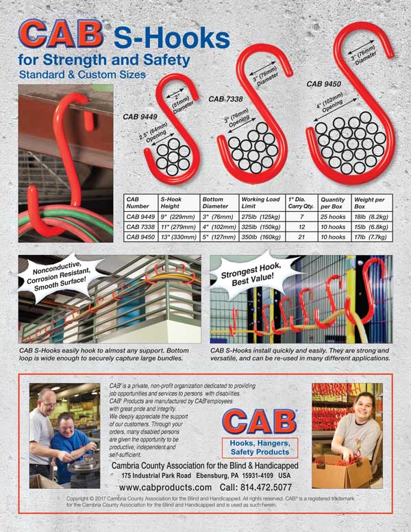 CAB S-Hook Brochure 2017 Back