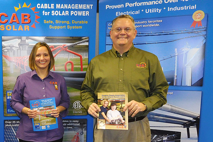 Michelle Burkey, Administrative Assistant; Tim Wedding, Solar Project Manager