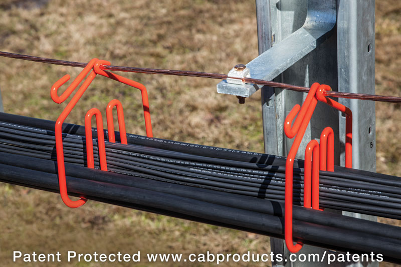 Mid Pier - CAB Solar Cable Management with Integrated Grounding