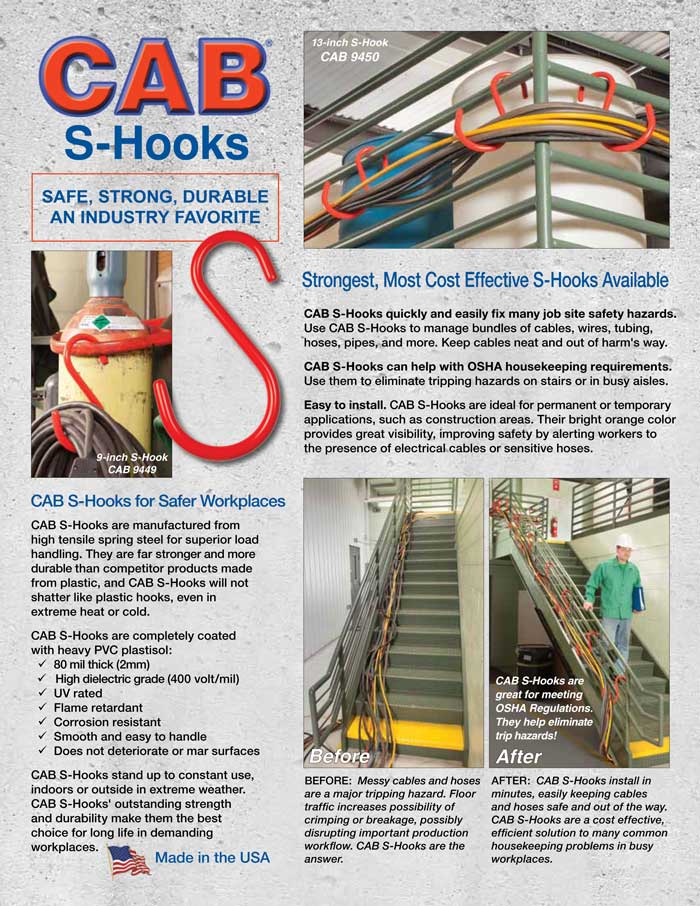 CAB S-Hook Sales Sheet 2018 Page 1Front