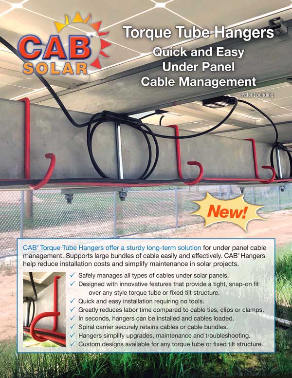 CAB Solar Torque Tube Hangers Page 1