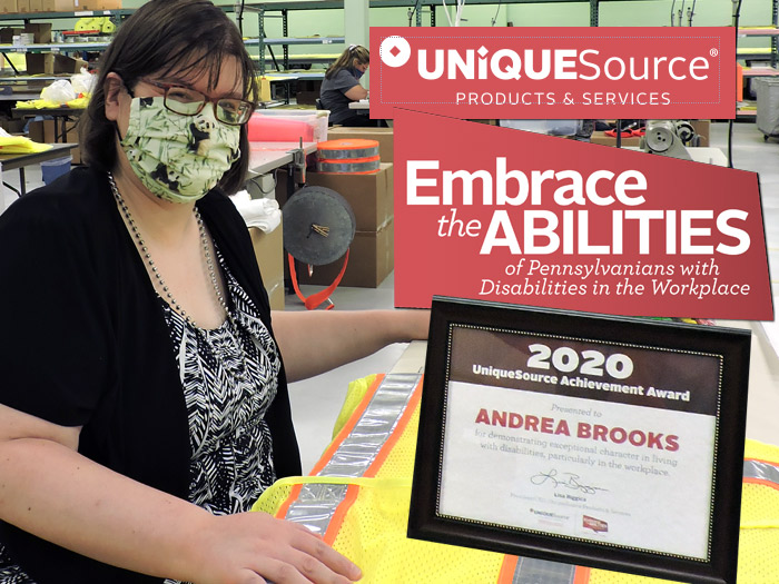 CAB's Andrea Brooks wins 2020 Unique Source Achievement Award